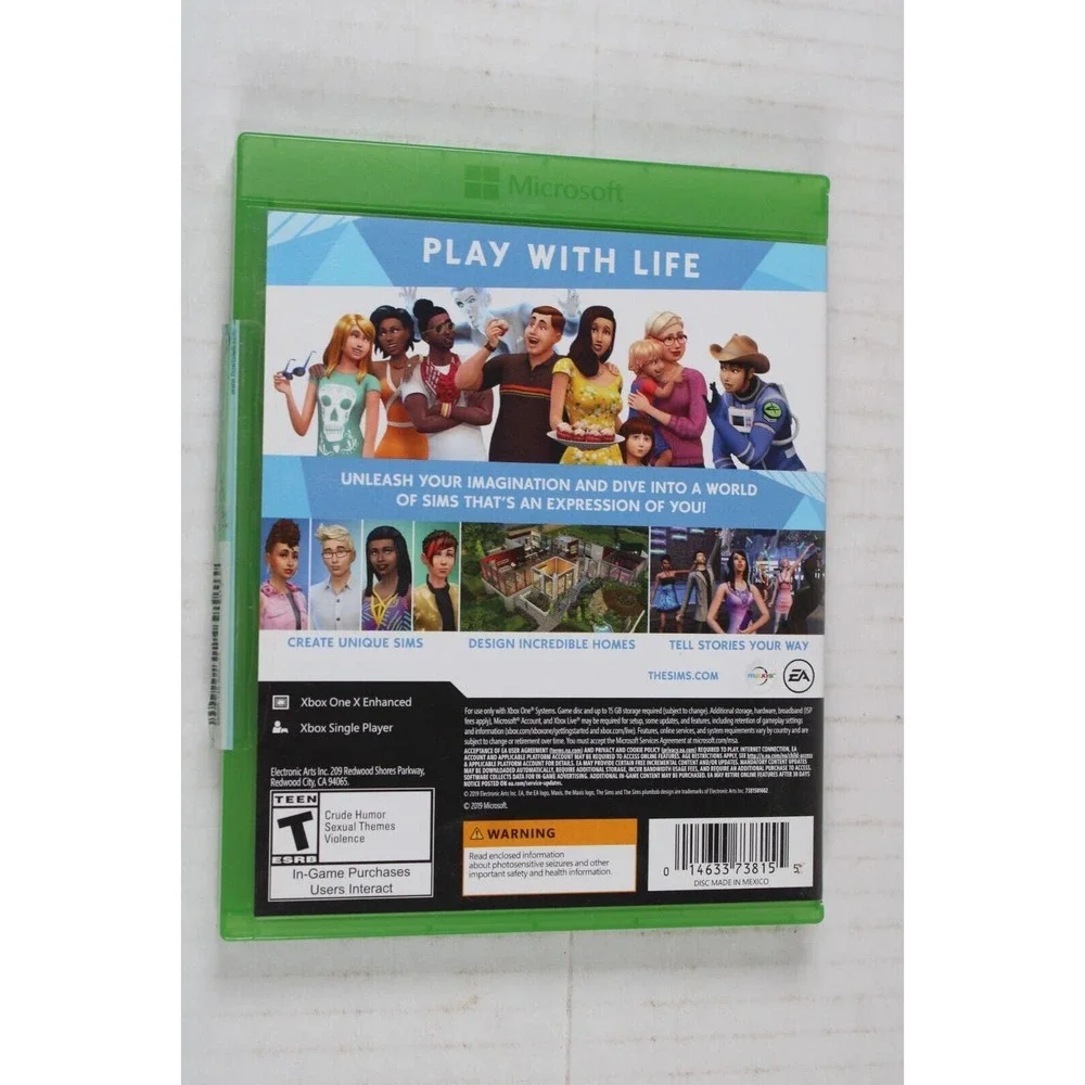 The Sims 4 (Microsoft Xbox One) Authentic, tested/works great